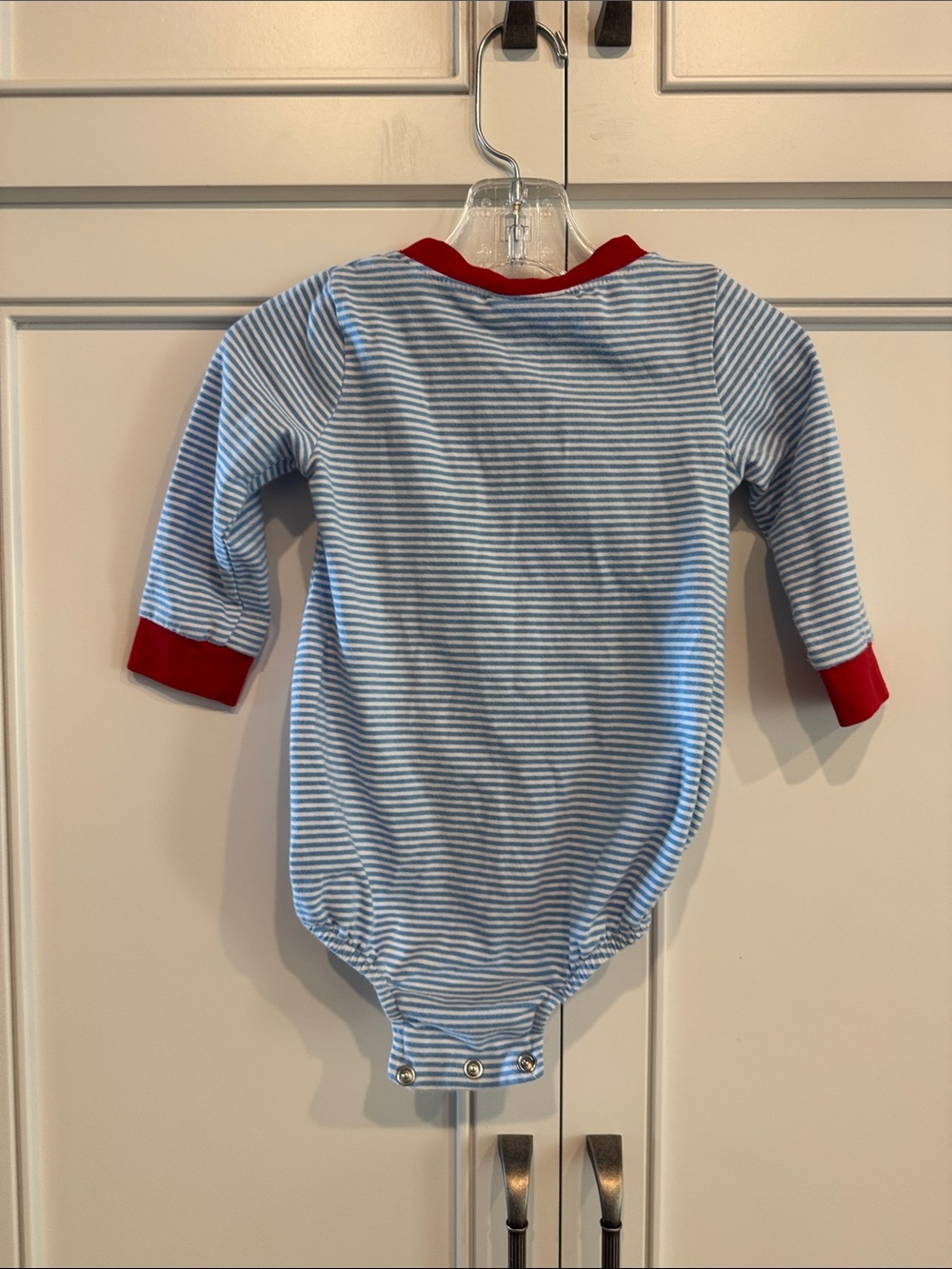 Kristin Lynn Kids Striped Sports Appliqué Bubble - 12M - Picture 6 of 7